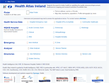 Tablet Screenshot of healthatlasireland.ie